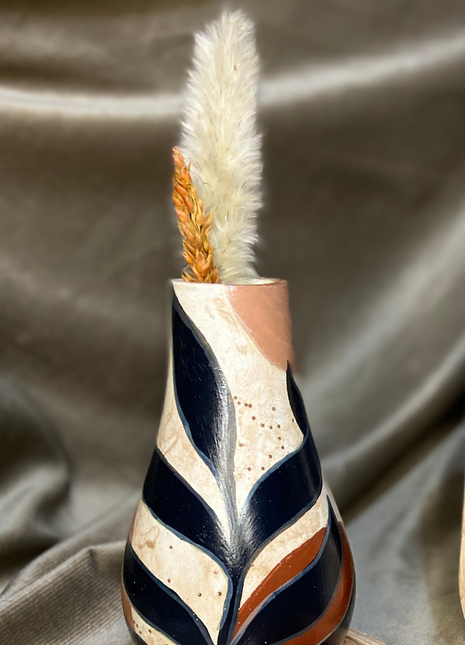 Wasl Hand Painted Boho Vase