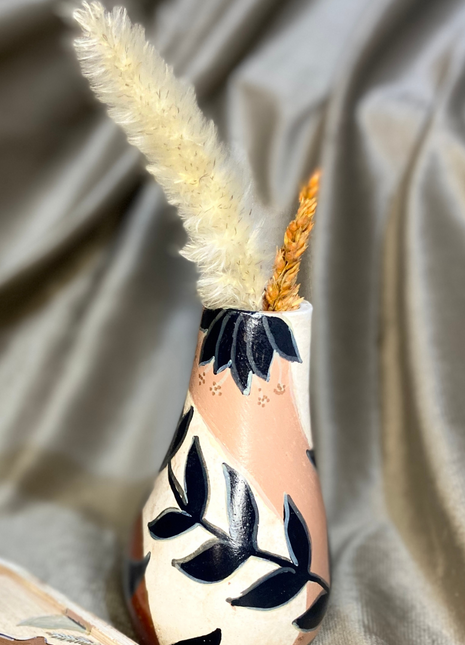 Wasl Hand Painted Boho Vase