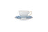 Porland Morocco Coffee Cup & Saucer Set - 12 Pieces, 80ml