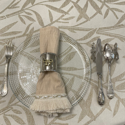 Laila Dine Silver Napkin Ring - Bow - Set