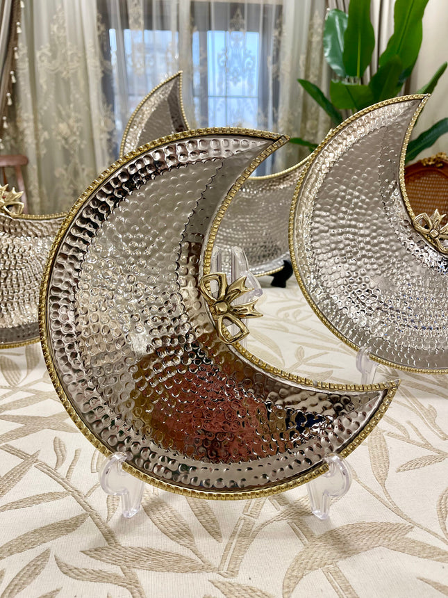 Laila Dine Crescent Stainless Steel Serving dish  (X Small Size)