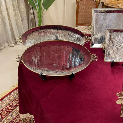 Laila Dine Miraj Oval Serving Dish  (Medium Size)