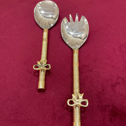 Laila Dine Bow Cutlery Serving Tools Gold (SOLD BY PIECE)