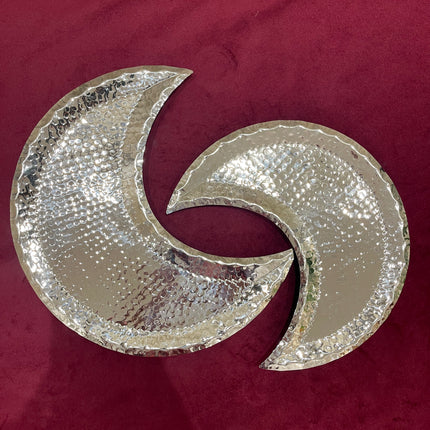 Laila Dine Crescent Stainless Steel Serving Dish (Small Size)