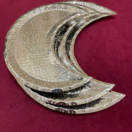 Laila Dine Crescent Stainless Steel Serving Dish Set of 3