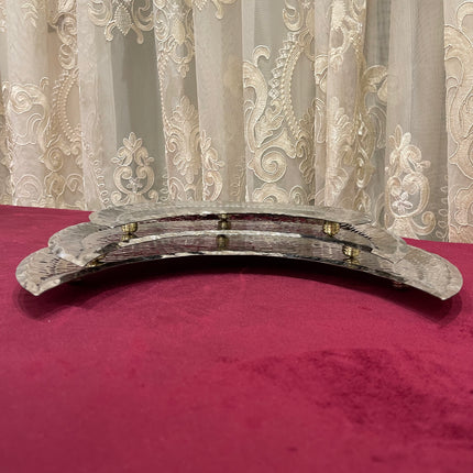 Laila Dine Crescent Stainless Steel Serving Dish (Small Size)