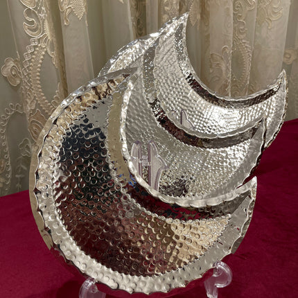 Laila Dine Crescent Stainless Steel Serving Dish (Medium Size) 35 cm