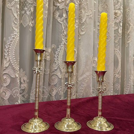 Laila Dine Premium Copper Candle Holder (Small) -Gold