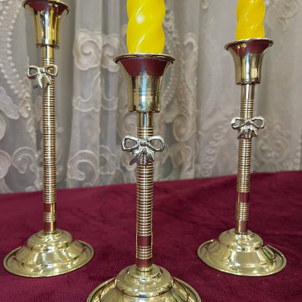 Laila Dine Premium Copper Candle Holder (Small) -Gold