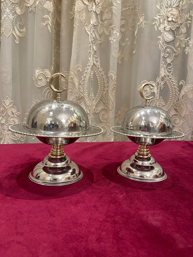 Laila Dine Tamraya -Silver & Gold (Large Size)
