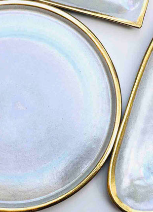 Khan Elsaada Aurum Pear Serving Platter