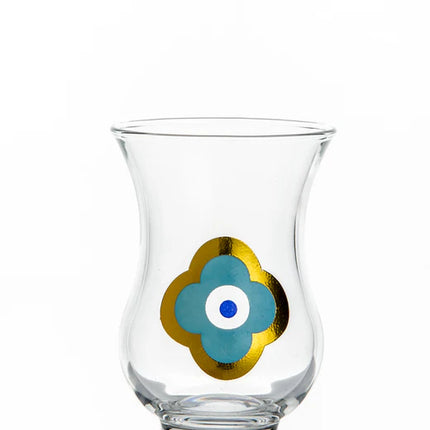 Mindada Layal Pera Tea Glass - 6 Pieces, 100ml