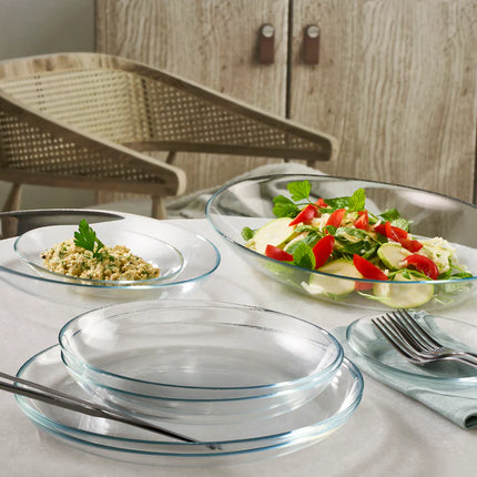 Pasabahce Invitation Oval Serving Set - 3 Pieces