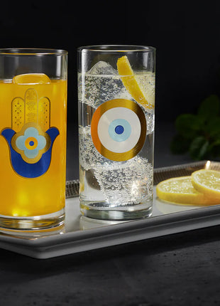 Mindada Layal Istanbul Highball Glass - 6 Pieces, 290ml