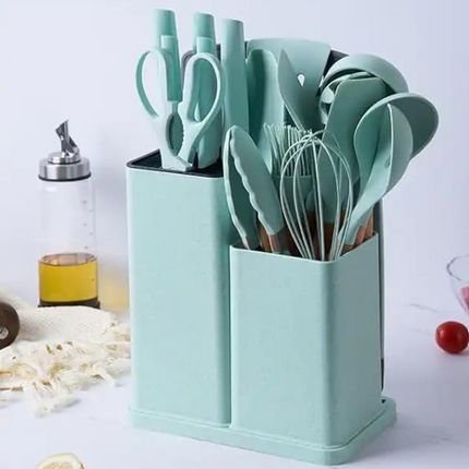 Silicone Kitchen Tools Set (19 Pcs)