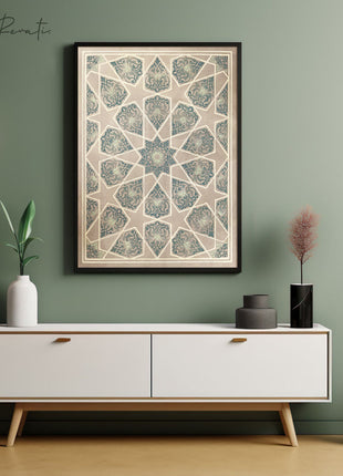 Revati Oil painting (Islamic Pattern Collection)