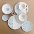 FM Mafrouka-Coup Decorated Dinnerware Set (46 Pieces)