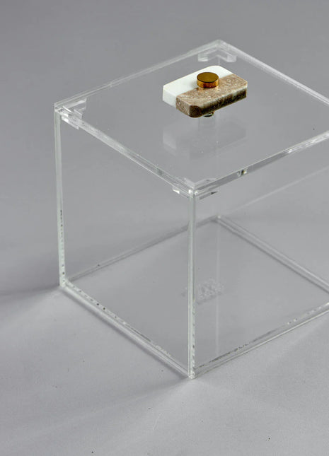 Zee Designs Marble Small Squared Divided Box