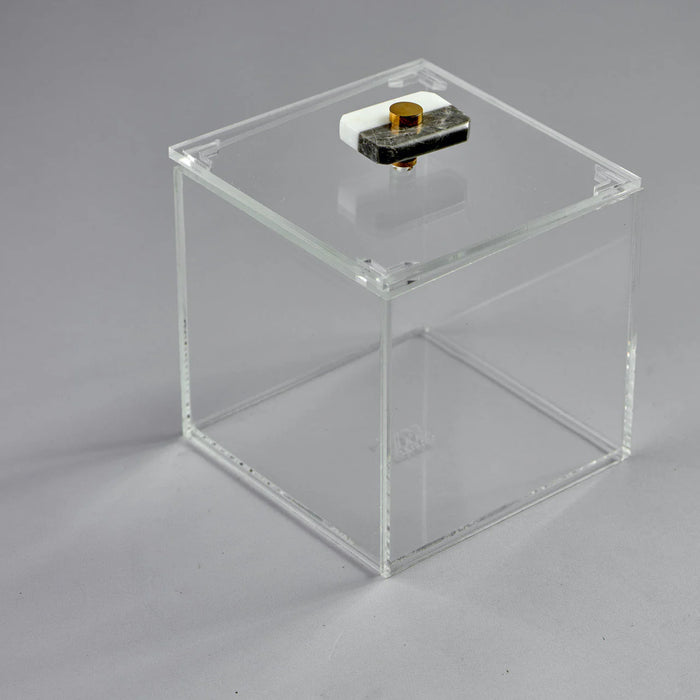 Zee Designs Marble Small Squared Divided Box