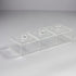 Zee Designs Plexiglass Motif Large 3-Compartments Box