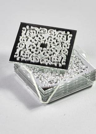 Zee Designs Plexi Glass Motif coasters