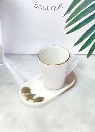 asha's Seashell Coaster