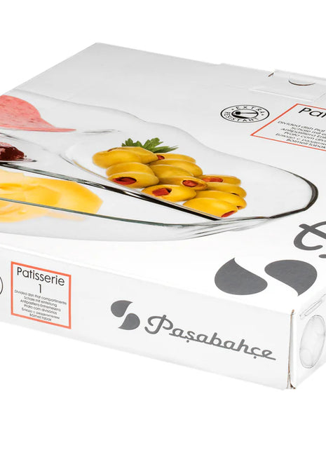 Pasabahce Basic Divided Serving Platter - 30.2cm