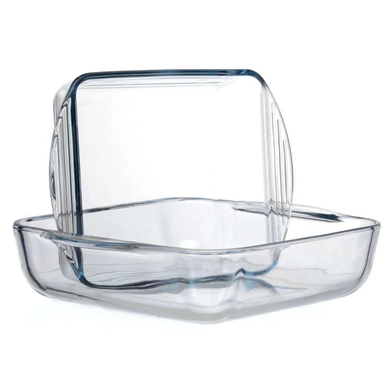 Borcam Midi & Roasters Square Oven Dishes Set - 2 Pieces