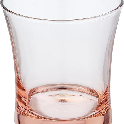 Pasabahce Azur Old Fashioned Glass - Pink, 240ml
