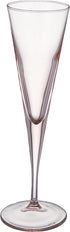 Pasabahce V-Line Champagne Flute Glass - Pink, 150ml