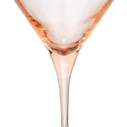 Pasabahce V-Line Martini Glass - Pink, 250ml