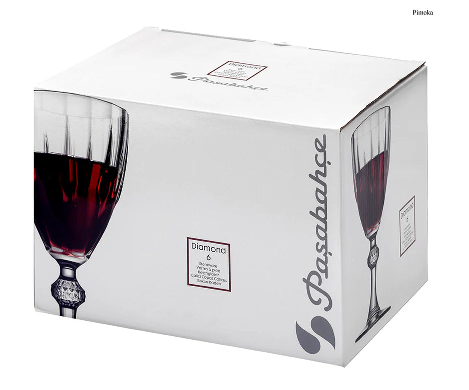 Pasabahce Diamond Red Wine Glass - 245ml