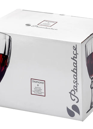 Pasabahce Diamond Red Wine Glass - 245ml