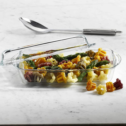 Borcam Rectangular Casserole with Cover - 1.3L