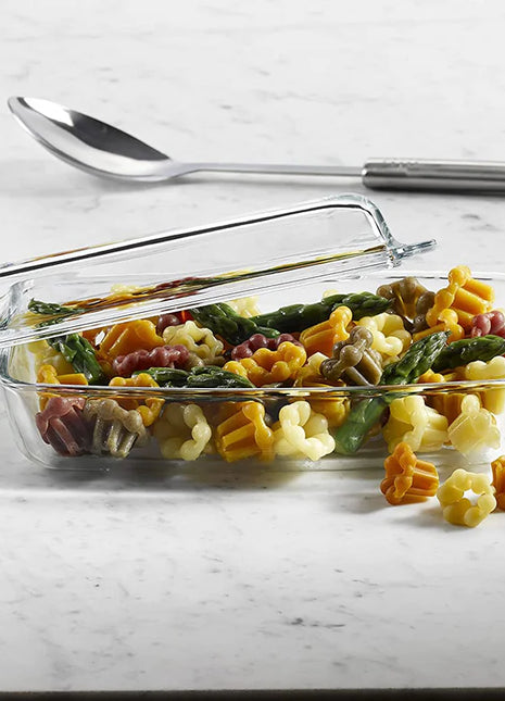 Borcam Rectangular Casserole with Cover - 1.3L