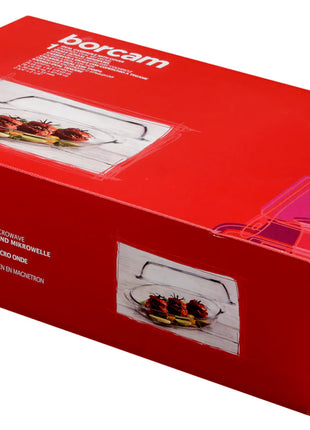 Borcam Oval Casserole with Cover - 2.25L