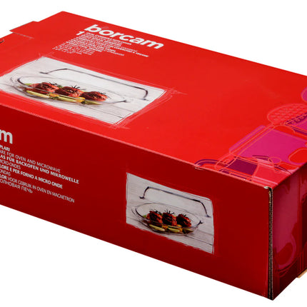 Borcam Oval Casserole with Cover - 2.25L