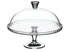 Pasabahce Patisserie Footed Serving Platter with Dome - 32cm