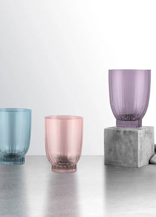 Pasabahce Amore Double Old Fashioned Glass - Purple, 330 ml