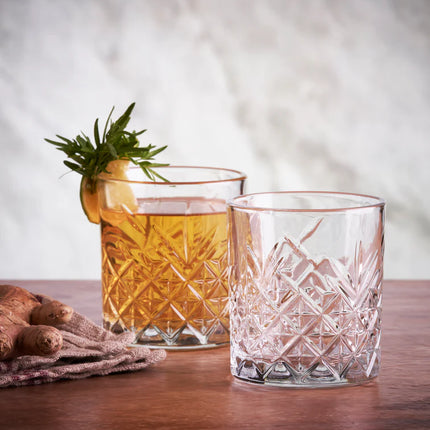 Pasabahce Timeless Old Fashioned Glass (Set of 4) 345ml