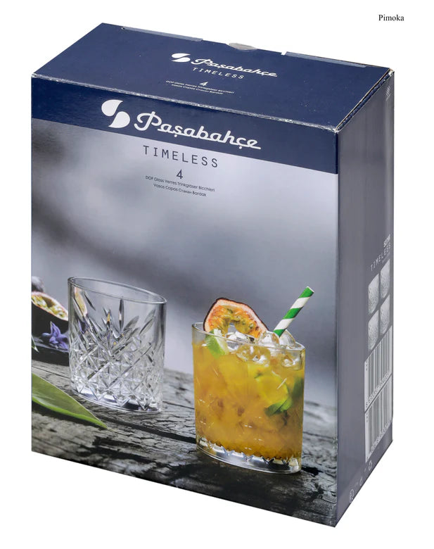 Pasabahce Timeless Old Fashioned Glass (Set of 4) 345ml