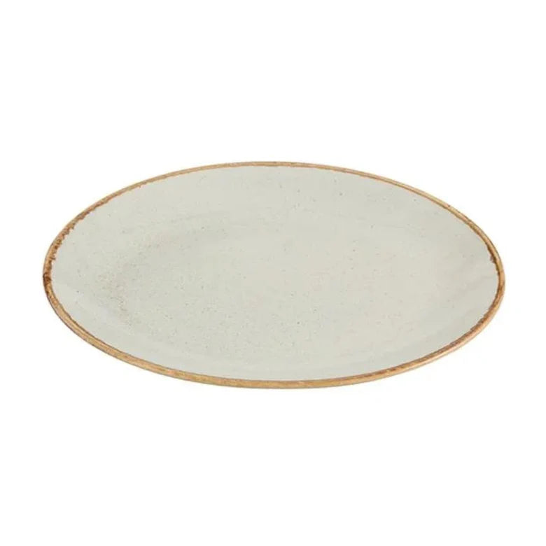 Porland Seasons Oval Plate - Grey, 24cm