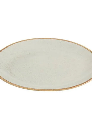 Porland Seasons Oval Plate - Grey, 24cm