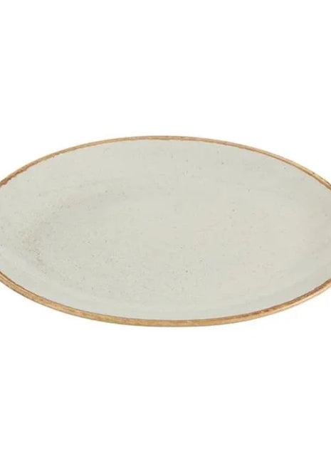 Porland Seasons Oval Plate - Grey, 24cm