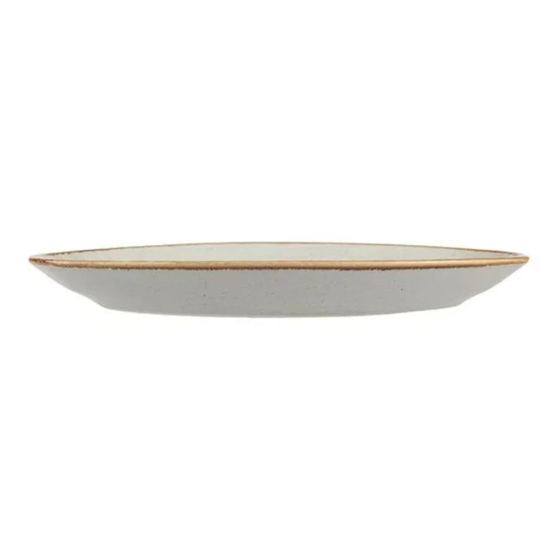 Porland Seasons Oval Plate - Grey, 24cm