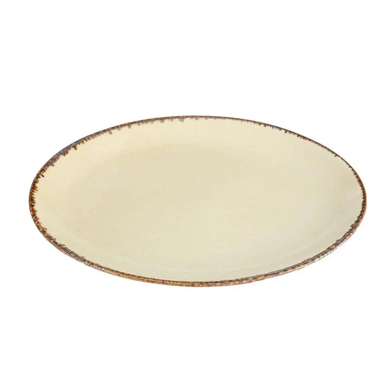 Porland Seasons Oval Plate - Beige, 31cm