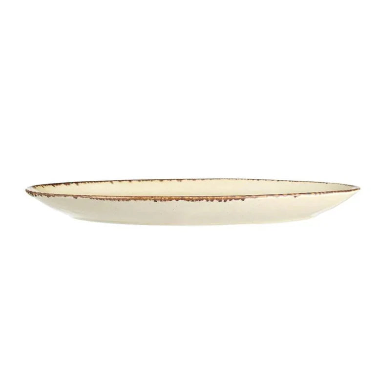 Porland Seasons Oval Plate - Beige, 31cm