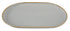 Porland Seasons Oval Serving Platter - Grey, 30x15cm