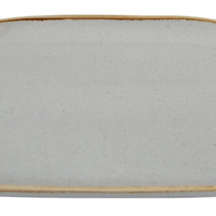 Porland Seasons Oval Serving Platter - Grey, 32x20cm