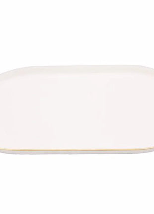 Porland Chopin Gold Banded Dinner Set - 60 Pieces for 12 People